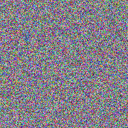Random image noise before denoising